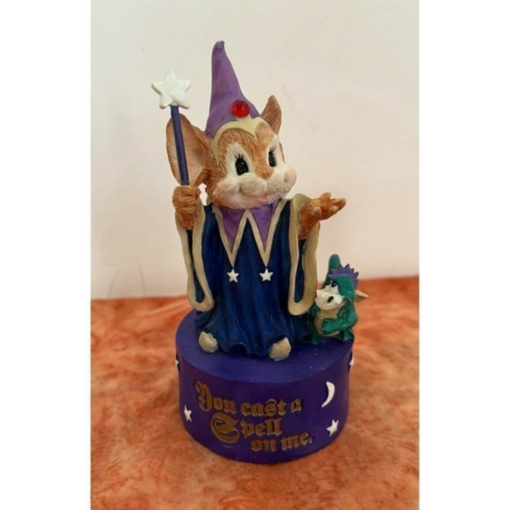 Vtg 1994 Mouse Capers San Francisco Music Box - You Cast a Spell on‎ Me